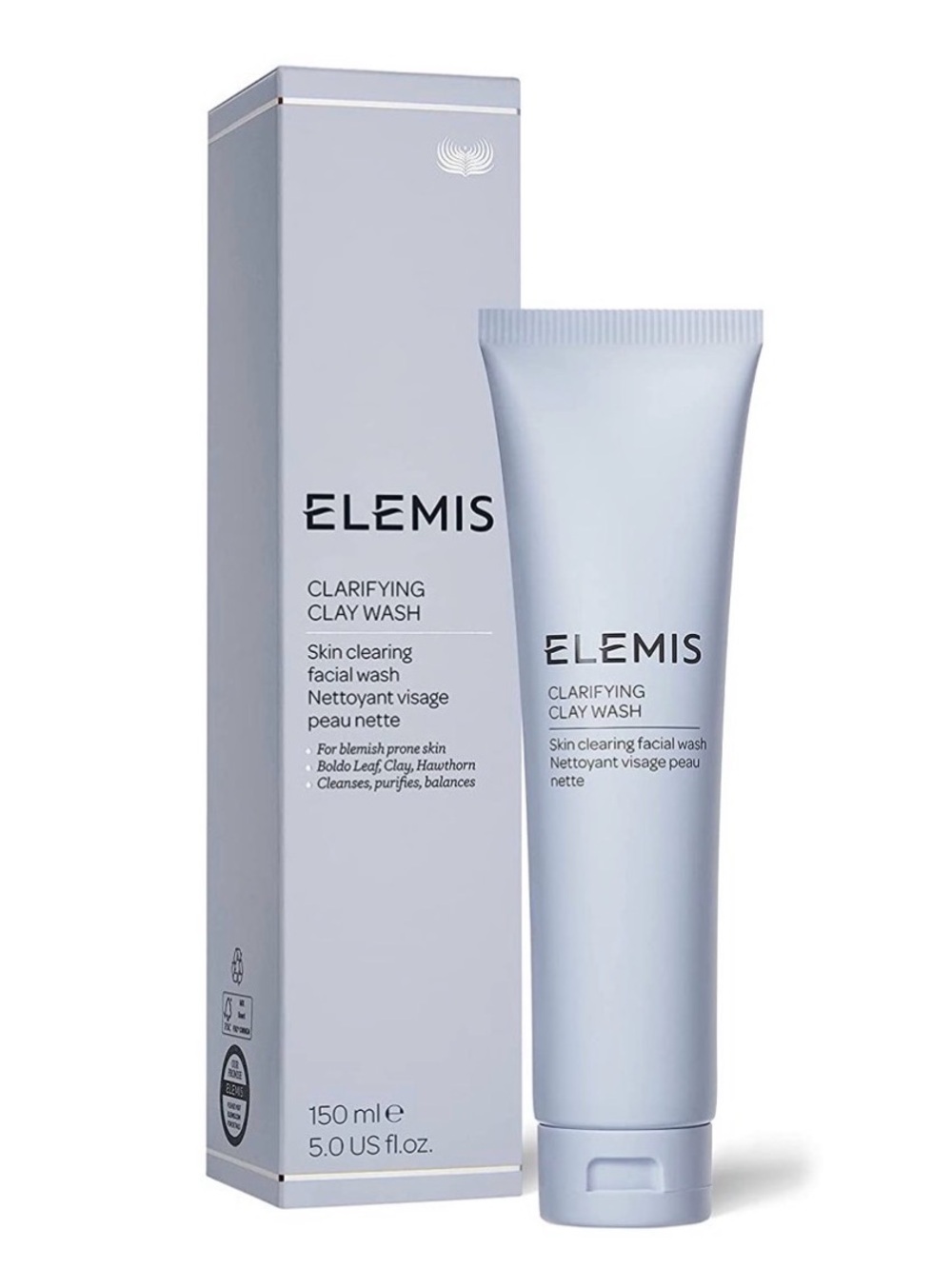 NIB-Elemis Clarifying Clay Wash - Facial Cleanser